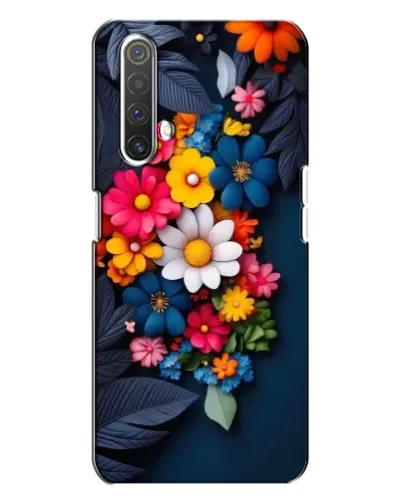 Чехол для Realme X3 с картинкой «Цветочная феерия»