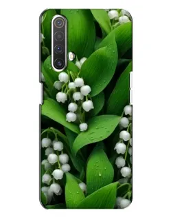 Чехол для Realme X3 с картинкой «Ландыши в зелени»