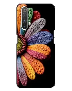 Чехол для Realme X3 с картинкой «Радужный цветок»