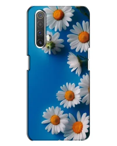 Чехол для Realme X3 с картинкой «Белоснежные маргаритки»
