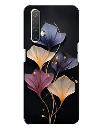 Чехол для Realme X3 с картинкой «Лиловые цветы грации»