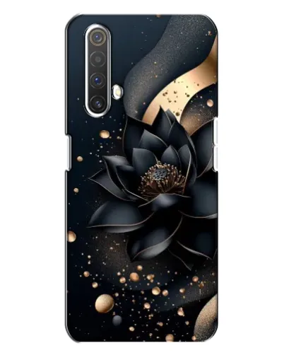 Чехол для Realme X3 с картинкой «Черный лотос»