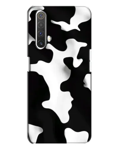 Чехол для Realme X3 с картинкой «Черно-белое пятно»