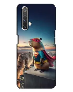 Чехол для Realme X3 с картинкой «Капи-мен супергерой»