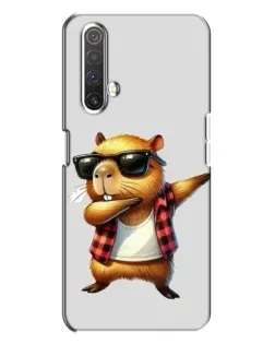 Чехол для Realme X3 с картинкой «Капибара рэпер даб»