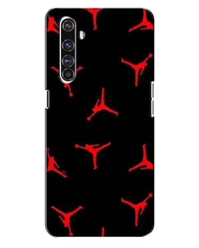 Чехол для Realme X50 Pro с картинкой «Jordan Red Pattern»