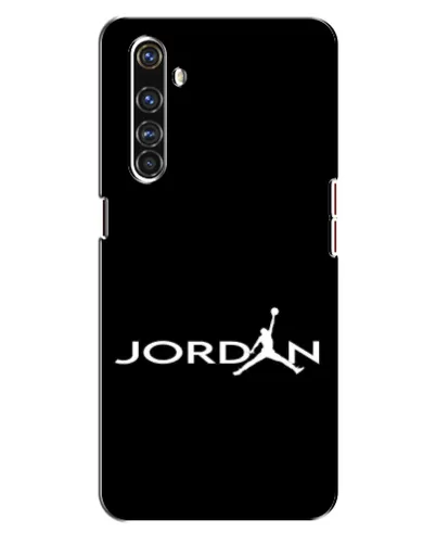 Чехол для Realme X50 Pro с картинкой «Jordan White Logo»