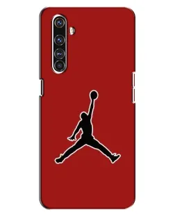 Чехол для Realme X50 Pro с картинкой «Jordan Red Back»
