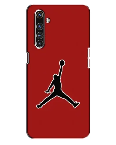 Чехол для Realme X50 Pro с картинкой «Jordan Red Back»