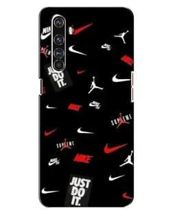 Чехол для Realme X50 Pro с картинкой «Nike Mix Pattern»