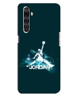 Чехол для Realme X50 Pro с картинкой «Jordan Blue Fire»