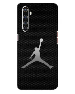 Чехол для Realme X50 Pro с картинкой «Jordan Dark Carbon»