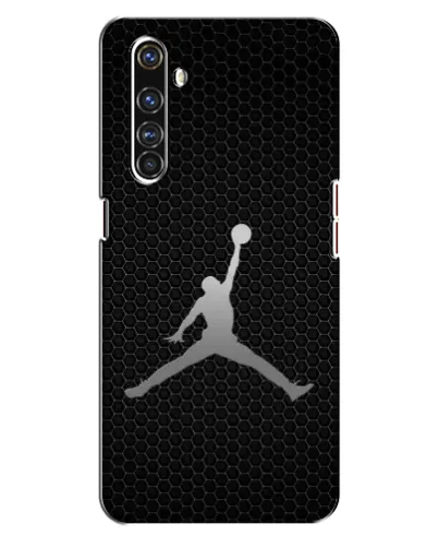 Чехол для Realme X50 Pro с картинкой «Jordan Dark Carbon»
