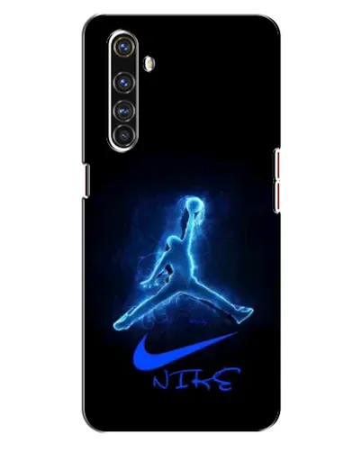Чехол для Realme X50 Pro с картинкой «Jordan Neon Blue»