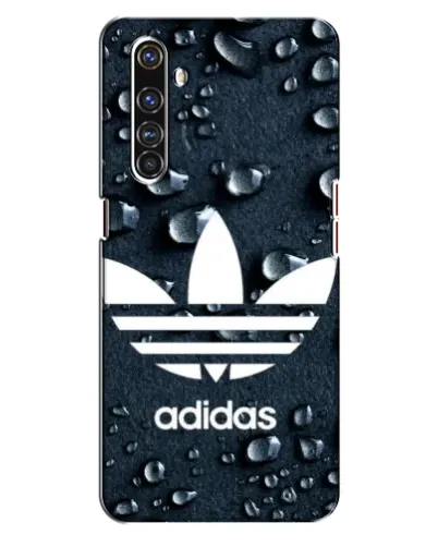Чехол для Realme X50 Pro с картинкой «Adidas Trefoil Blue»