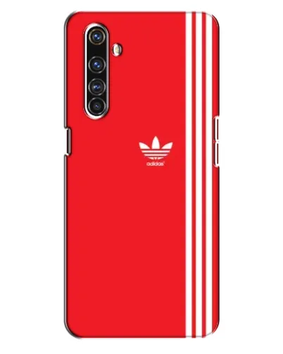 Чехол для Realme X50 Pro с картинкой «Красный минимализм Adidas»