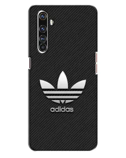 Чехол для Realme X50 Pro с картинкой «Adidas Карбоновая текстура»
