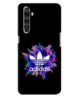 Чехол для Realme X50 Pro с картинкой «Взрыв красок Adidas»