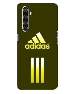Чехол для Realme X50 Pro с картинкой «Оливковый градиент Adidas»