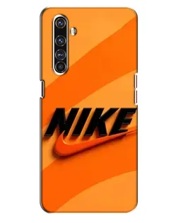Чехол для Realme X50 Pro с картинкой «Оранжевый драйв Nike»
