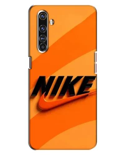 Чехол для Realme X50 Pro с картинкой «Оранжевый драйв Nike»