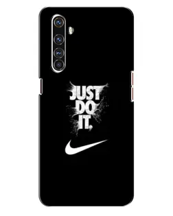 Чехол для Realme X50 Pro с картинкой «Текстовый принт Nike»