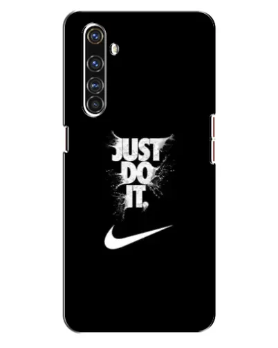 Чехол для Realme X50 Pro с картинкой «Текстовый принт Nike»