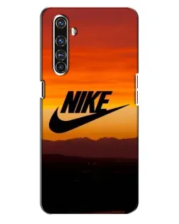 Чехол для Realme X50 Pro с картинкой «Nike — вечерний горизонт»