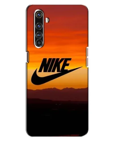 Чехол для Realme X50 Pro с картинкой «Nike — вечерний горизонт»