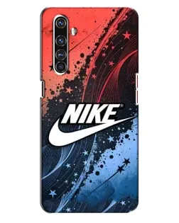 Чехол для Realme X50 Pro с картинкой «Градиентный принт Найк»