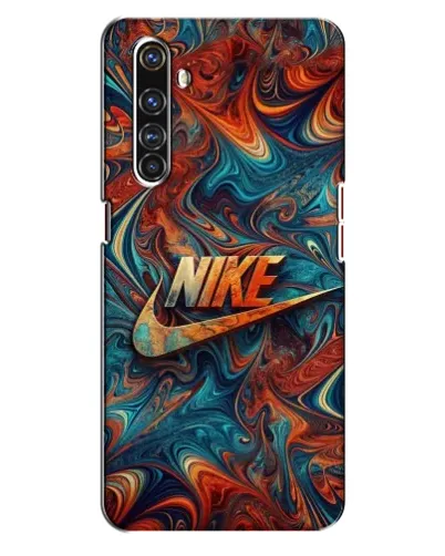 Чехол для Realme X50 Pro с картинкой «Nike в абстракции»