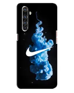 Чехол для Realme X50 Pro с картинкой «Nike и синий дым»