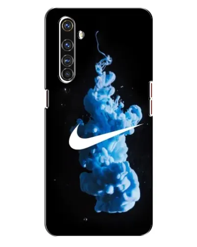 Чехол для Realme X50 Pro с картинкой «Nike и синий дым»