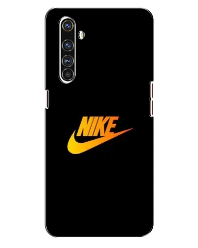 Чехол для Realme X50 Pro с картинкой «Золотой логотип Nike»