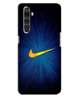 Чехол для Realme X50 Pro с картинкой «Синий пульс Nike»