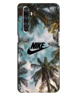Чехол для Realme X50 Pro с картинкой «Тропический принт Nike»