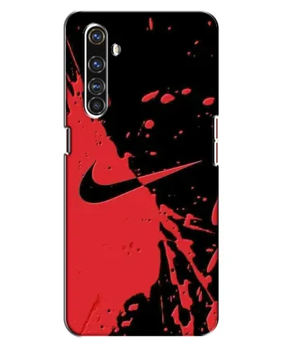 Чехол для Realme X50 Pro с картинкой «Красные брызги Nike» Чехол для Realme X50 Pro с картинкой «Красные брызги Nike»