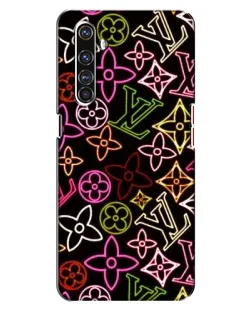 Чехол для Realme X50 Pro с картинкой «Неоновый микс Nike»