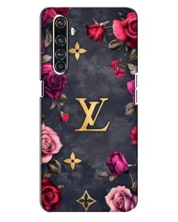 Чехол для Realme X50 Pro с картинкой «Цветочный Louis Vuitton»