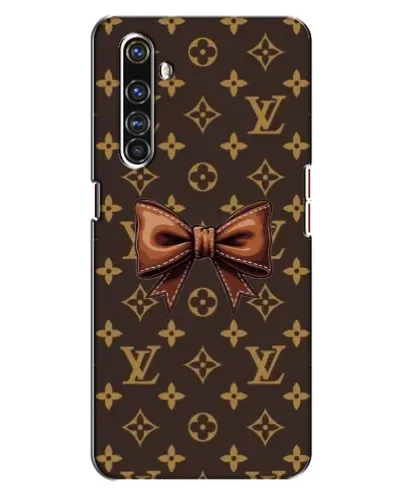 Чехол для Realme X50 Pro с картинкой «LV с бантом»