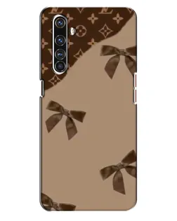 Чехол для Realme X50 Pro с картинкой «LV — кофейный атлас»