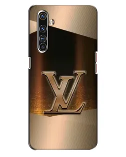 Чехол для Realme X50 Pro с картинкой «LV — золотое сияние»