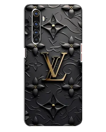 Чехол для Realme X50 Pro с картинкой «Кожаная текстура LV»