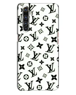 Чехол для Realme X50 Pro с картинкой «Монохромный хаос LV»