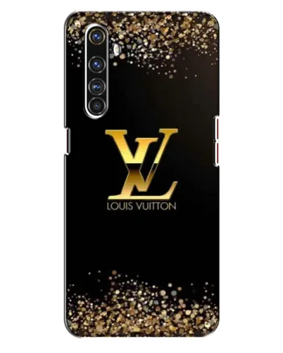 Чехол для Realme X50 Pro с картинкой «LV — золотые искры»