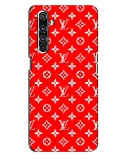 Чехол для Realme X50 Pro с картинкой «Яркий паттерн LV»
