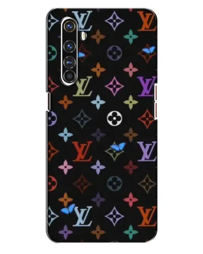 Чехол для Realme X50 Pro с картинкой «Цветная монограмма LV»