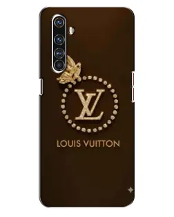 Чехол для Realme X50 Pro с картинкой «LV — золотая печать»