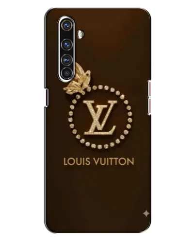 Чехол для Realme X50 Pro с картинкой «LV — золотая печать»