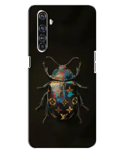 Чехол для Realme X50 Pro с картинкой «LV — мраморный принт»